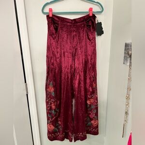 Anna Sui Velvet Pants
